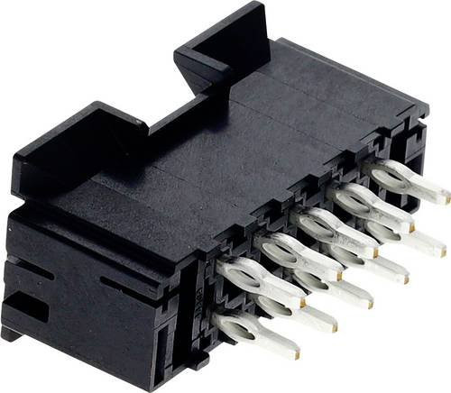 Molex Stiftgehäuse-Platine Polzahl 10 in Schwarz und Gold - Bild 1