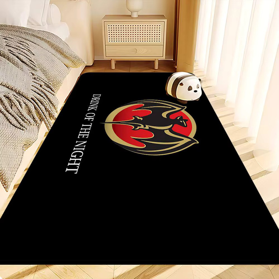 Potdemiel Rutschfeste Fußmatte mit Tier-Grafik in Schwarz, B/T: 60 x 40 cm - Bild 5