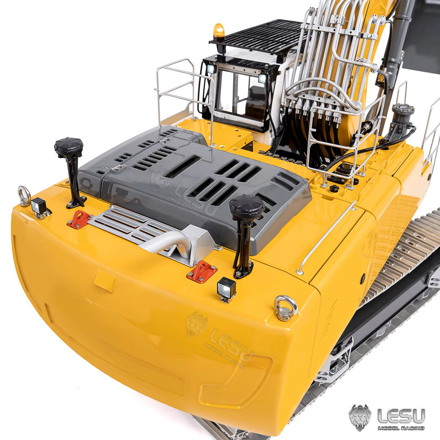 LESU LR956 hydraulischer zweiteiliger Auslegerbagger, Modell BA-B0039, 1:14, Motorantriebsversion, Doppelpumpen, 6 Ventile - Bild 3