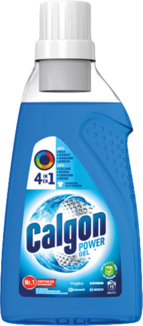 Calgon 4in1 Power Gel gegen Kalk, Schmutz, Korrosion und Gerüche, Blau, 750ml - Bild 1
