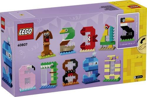 LEGO ICONS 40807 Geburtstagszahlen Konstruktionsspielzeug ab 6 Jahren - Bild 1
