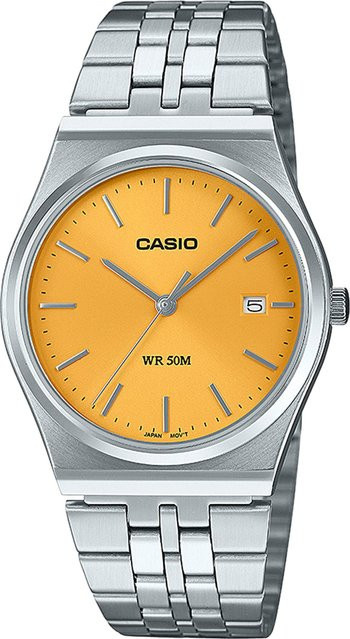 Casio Armbanduhr, Quarz, Edelstahl, 35 mm, Herren - Bild 1