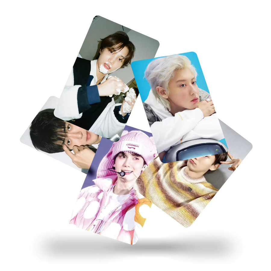 EXO Kpop Boy Band Lomo-Karten Set mit 55 doppelseitig bedruckten Fotokarten und Postkarten in Multicolour - Bild 6