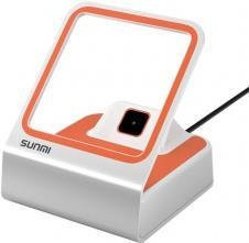 Sunmi Blink 2D Präsentationsscanner Imager mit Targeting-Mode, USB Typ A, Weiß/Orange - Bild 1