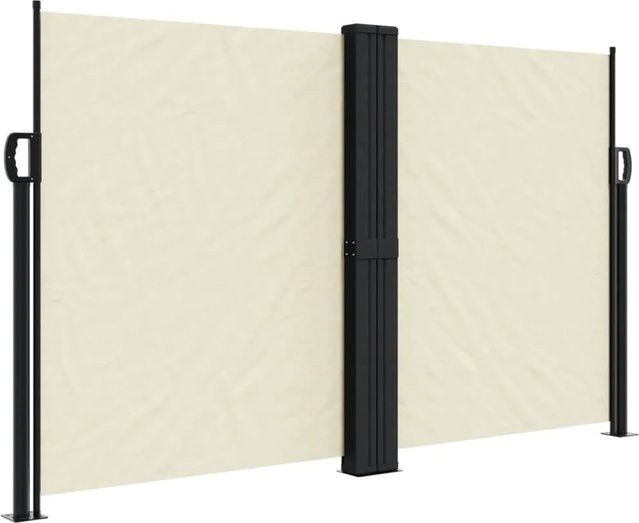 Ausziehbare Seitenmarkise von furnicato in Creme aus Polyester, Breite: 140 cm, Länge: 1200 cm - Bild 1