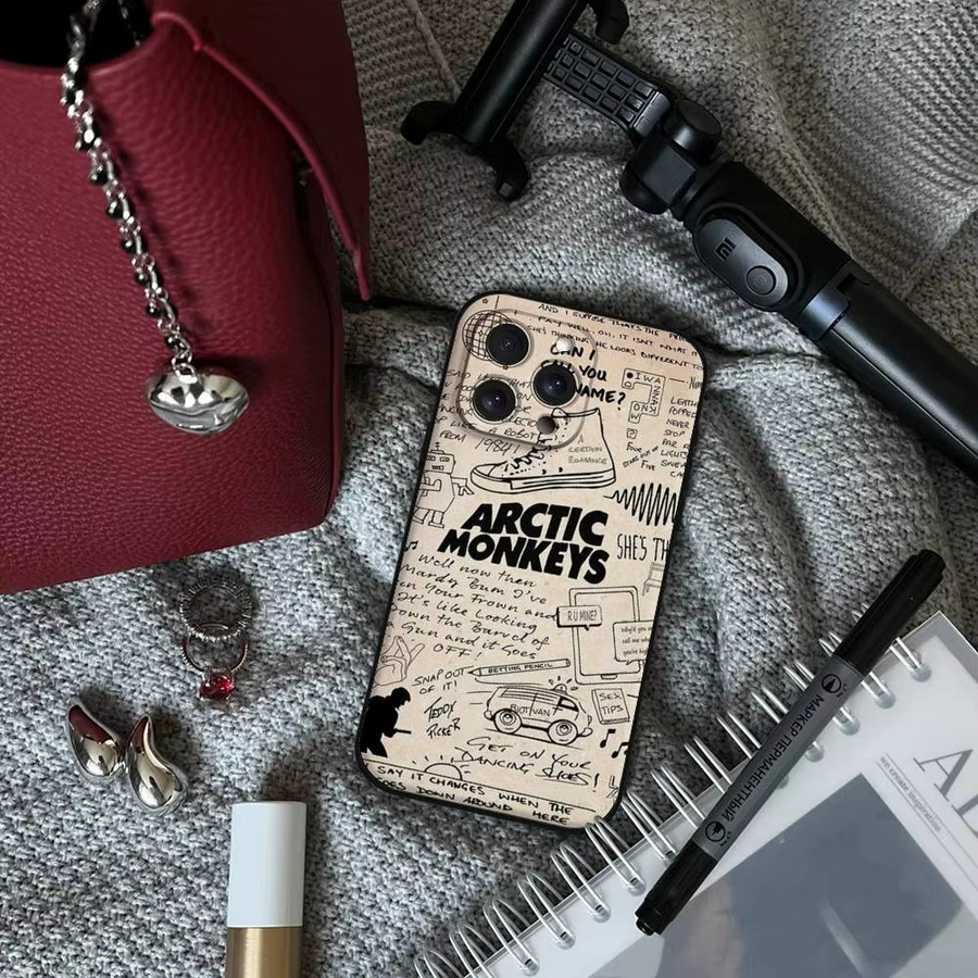 Arctic M-Monkeys Handyhülle aus weichem TPU für iPhone 17 16 15 14 13 12 11 Pro Max Plus Mini - Bild 3