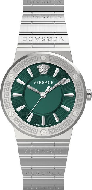 Versace Damenuhr, Quarz, Edelstahl, Silber, 38 mm, 5 ATM - Bild 1