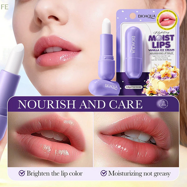 BIOAOUA Lippenbalsam Vanille-Kokos, 3,8g - Bild 1