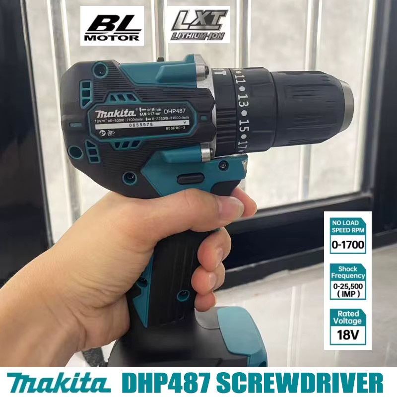 Makita DHP487Z 18V LXT Akku-Schlagbohrschrauber mit bürstenlosem Motor - Bild 4