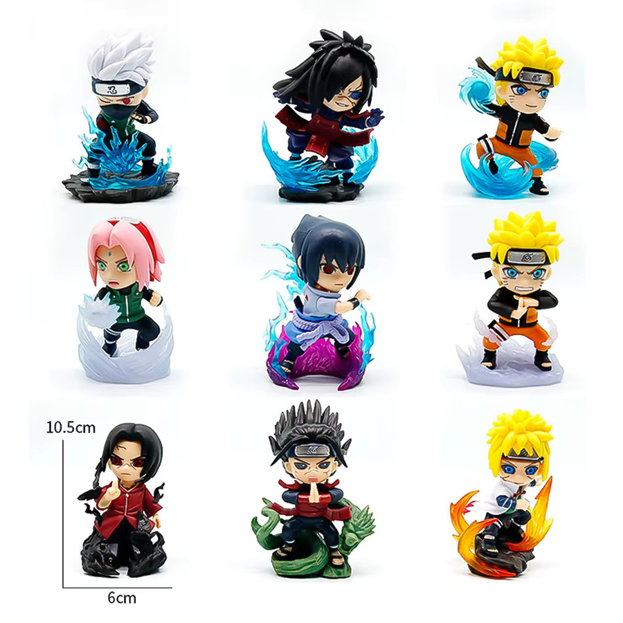 Bandai Naruto Actionfiguren-Set, Q-Version, Sammelmodell - Bild 2