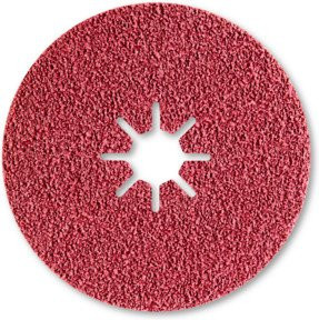 Sia Schleifscheibe mit Loch siabite X, 125 mm, Korn 60, Rot - Bild 1