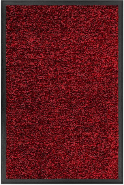 Floordirekt Schmutzfangmatte Space 205, Rot, B: 90 cm, T: 150 cm, rutschfest mit TPE-Rücken - Bild 1