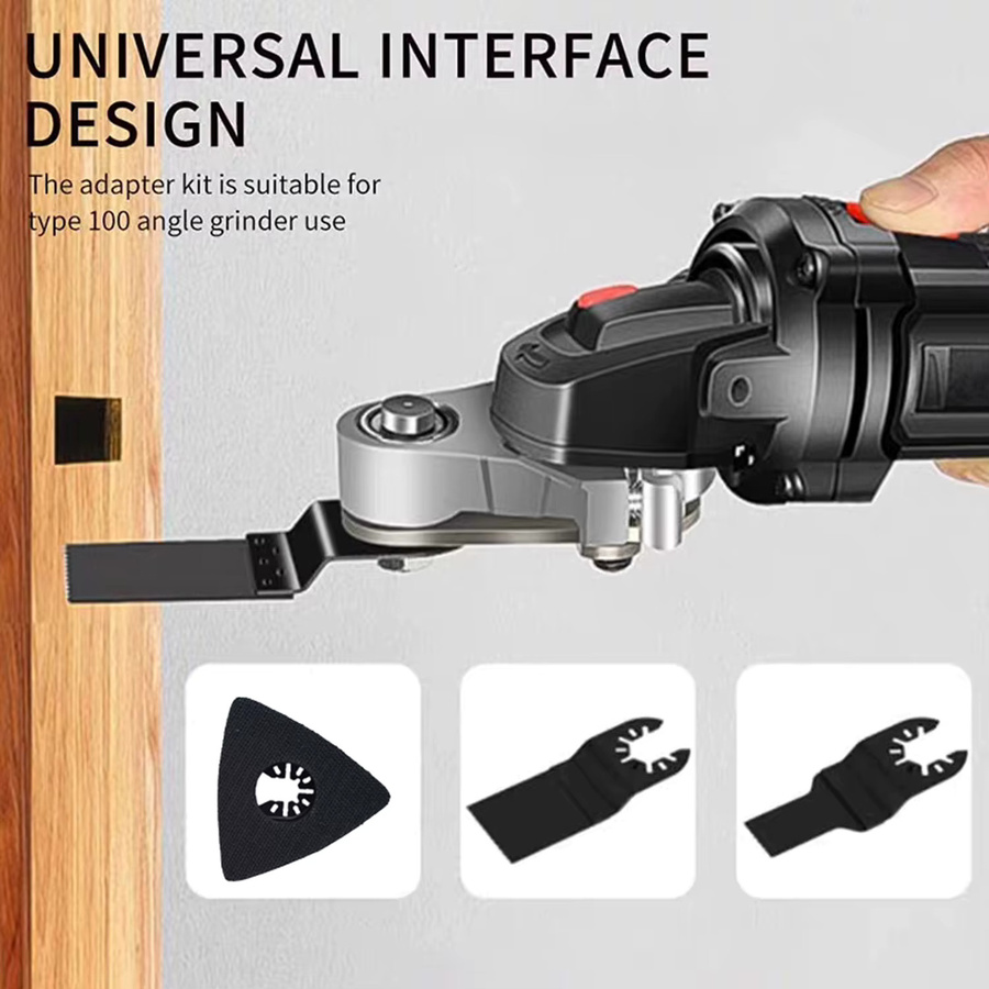 sbestily Universal M14 Gewinde Umwandlung Kopf Adapter für 115mm und 125mm Winkelgrinder, Polierer und oszillierende Werkzeuge in Silber - Bild 6