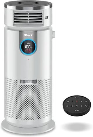 Shark 3-in-1 Luftreiniger, Heizlüfter und Ventilator mit HEPA-Filter, HC450EU, Weiß - Bild 1