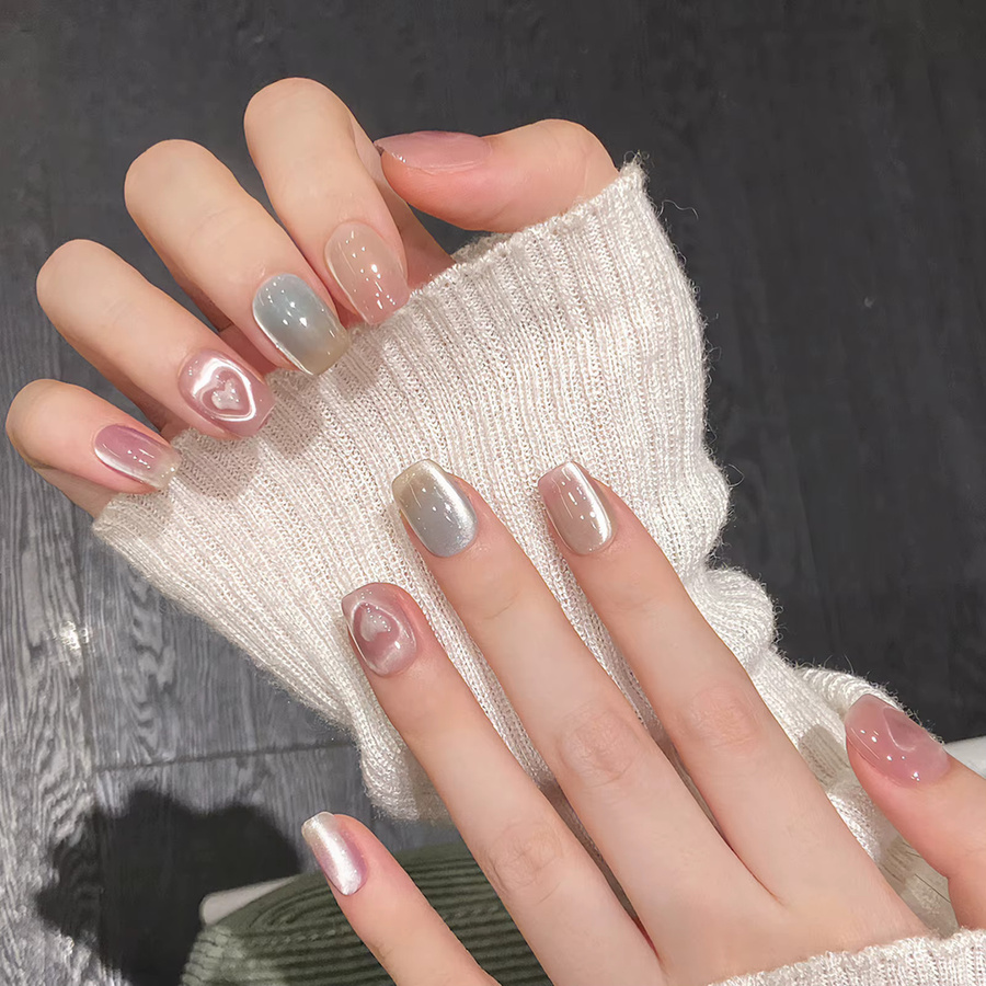 YADORNOS Kunstnägel, rosa, glänzend, Damen - Bild 2