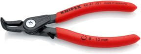 Knipex Präzisions-Sicherungsringzange für Innenringe in Bohrungen, grau atramentiert mit rutschhemmender Kunststoffüberzug, 130 mm - Bild 1