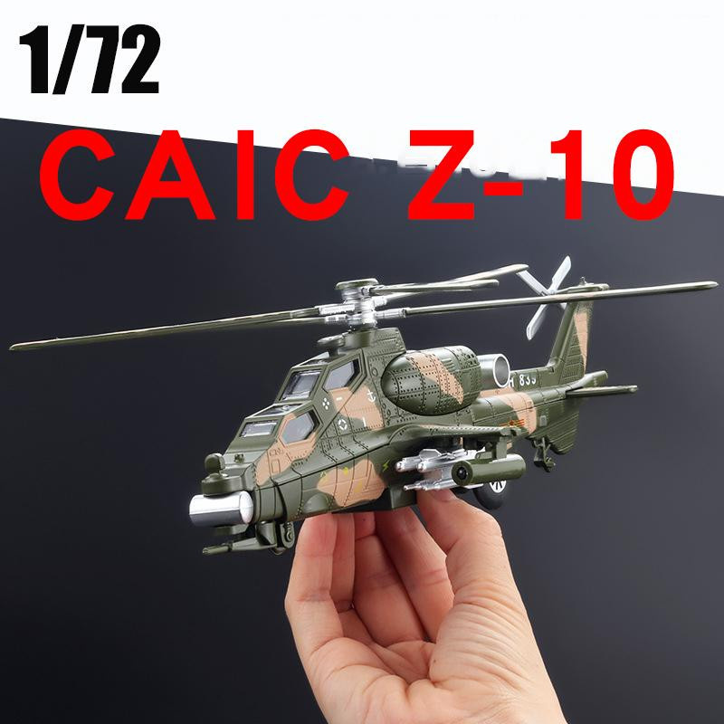 WZ-10 Hubschrauber, Modell, 1:72, Metall, mit Licht und Geräusch, ab 14 Jahren - Bild 4