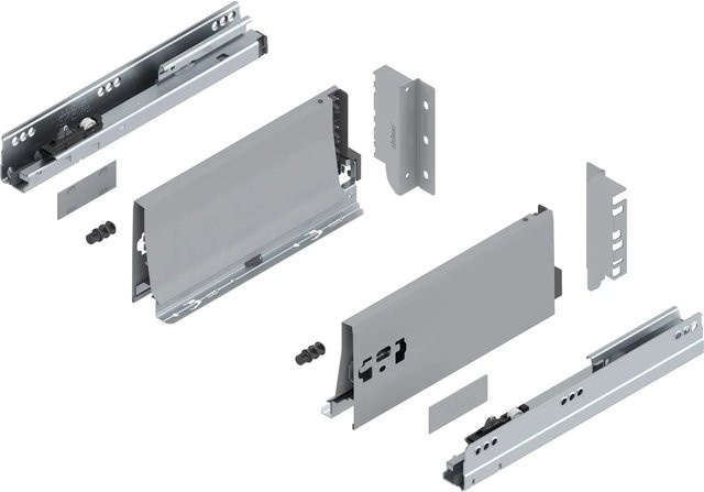 Blum Tandembox antaro K Vollauszug Blumotion Grau 270 mm 30 kg 1 Paar - Bild 1