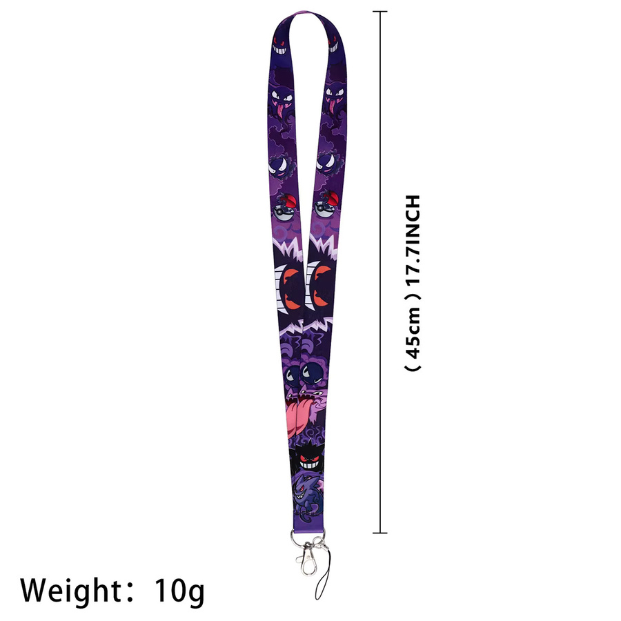Potdemiel Lanyard Anime-Gengar, Schlüsselanhänger, Ausweishülle - Bild 3