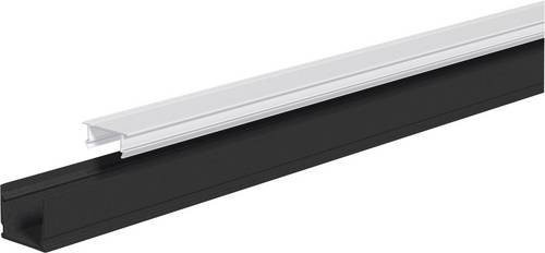 EVN APFLAT7AM200B LED-Profil aus Aluminium in Schwarz oder Silber, Länge: 2000 mm, Breite: 13,40 mm - Bild 1