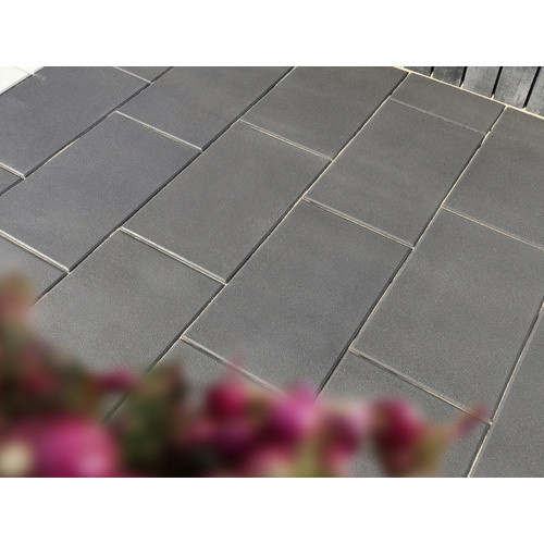Mr. GARDENER Terrassenplatte Avola aus Beton in Schwarz und Anthrazit mit gefasten Kanten - Bild 2