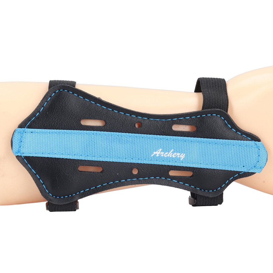 Neoglint Bogenschießen Armschutz, PU-Leder, verstellbar, rosa - Bild 1