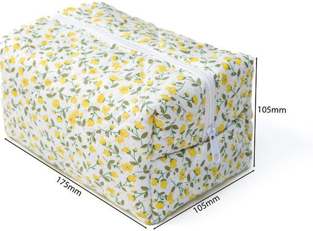 ZDARLBO Kosmetiktasche mit Blumen-Print, Damen - Bild 1