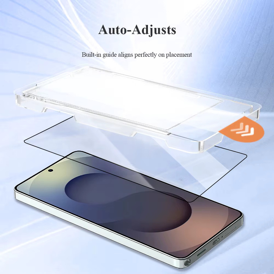 Lereach Gehärtetes Glas Displayschutzfolie für Samsung Galaxy S26 Ultra, S26+ und S26 Plus inklusive Positionierungsbox, transparent - Bild 3