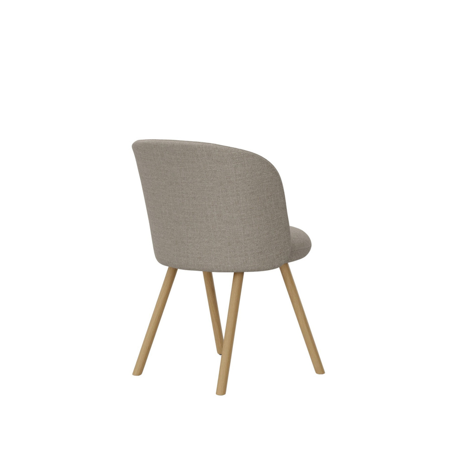 Vitra Mikado Stuhl mit Eichengestell und beige Polsterung - Bild 2