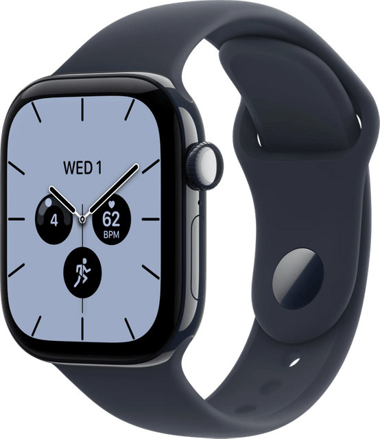 Apple Watch Series 12 Smartwatch mit GPS und Cellular, Keramik-Gehäuse in Blau, 42 mm - Bild 1