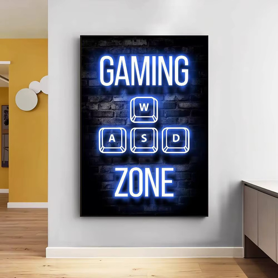 Moetch Modernes Filmplakat im Neon-Design als Wandkunst für dein Wohnzimmer oder Studierzimmer - Bild 4