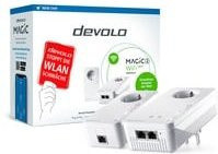 Devolo Magic 2 WiFi next Starter Kit Powerline WLAN mit 2400 Mbit/s in Weiß - Bild 1