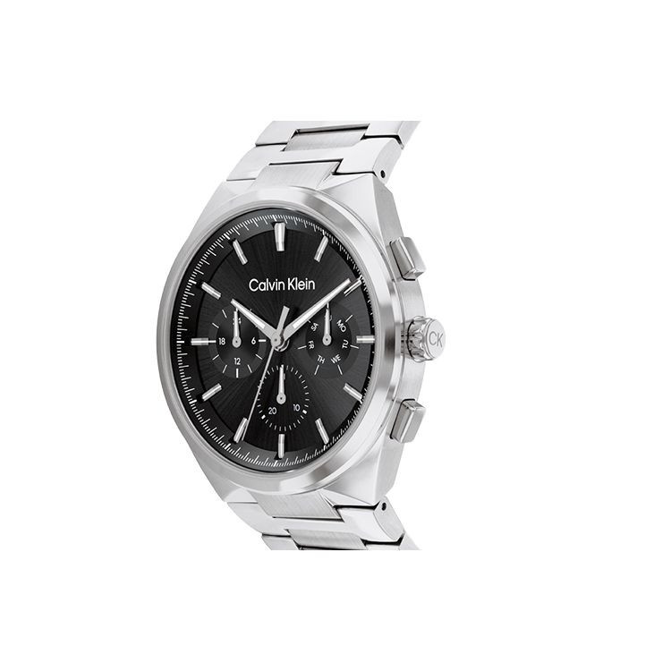 Calvin Klein Armbanduhr, Quarz, Edelstahl, schwarzes Zifferblatt, Herren - Bild 3