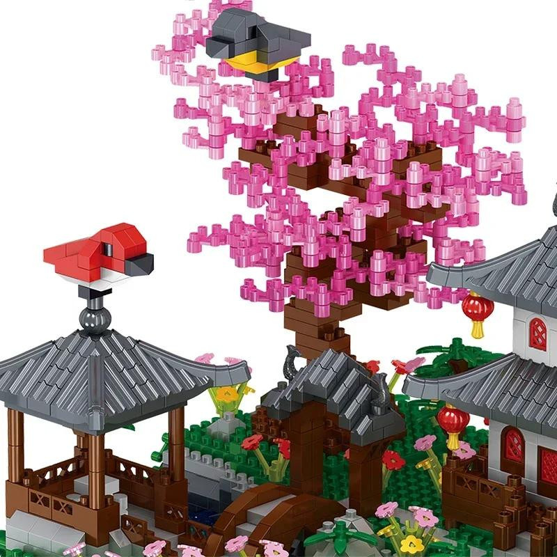 Linyi toy Pfirsich Kirsche Sakura Haus aus Kunststoff ab 6 Jahren - Bild 3