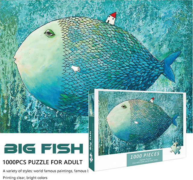 MaxRenard Großer Fisch, Puzzle, 1.000 Teile, für Erwachsene - Bild 1