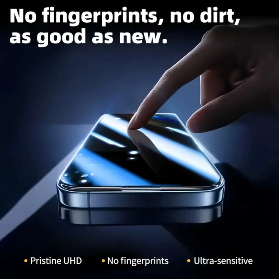 DIXSG 4-in-1 Anti-Spionage-Displayschutzfolie und Kameraobjektivglas Set für iPhone 11 bis iPhone 17 Pro Max, transparent - Bild 5