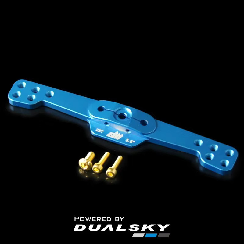 Dualsky 25T High End CNC Full Servo Arme, Metall, Blau, Zubehör - Bild 2