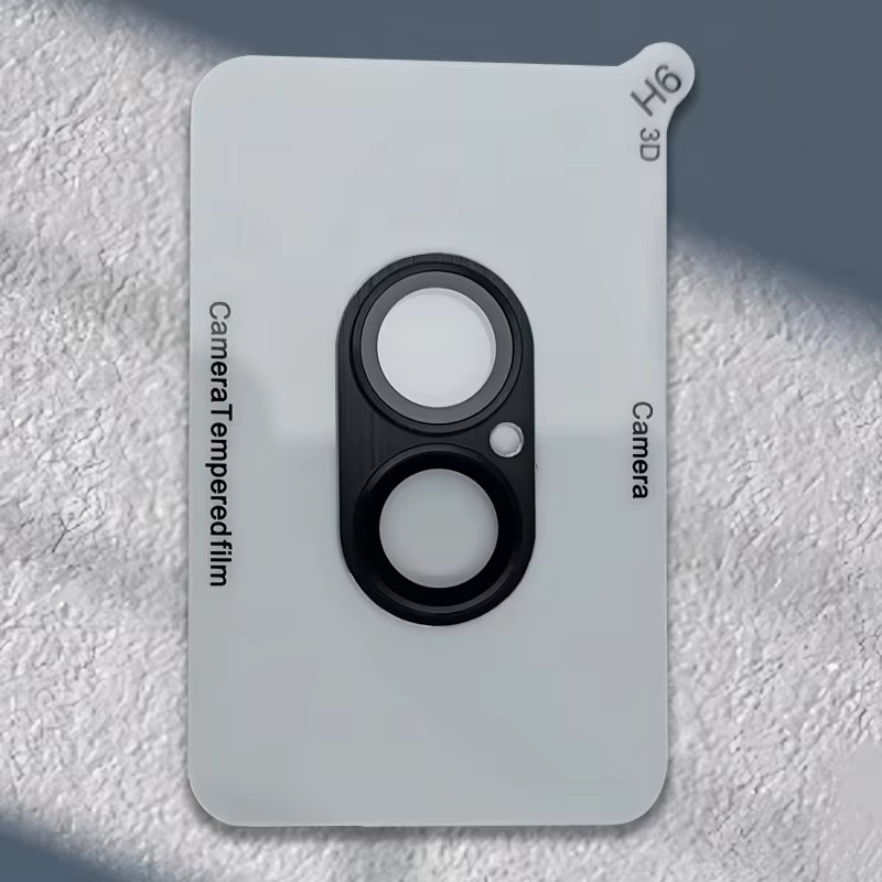 9H HD Metall-Kameraobjektivschutz aus Legierungsglas für iPhone 17 16 in Purple - Bild 2