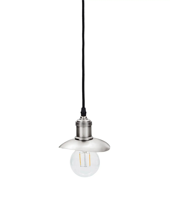 House Doctor Hatt Lampenschirm aus Eisen in Silber mit industriellem Design - Bild 1