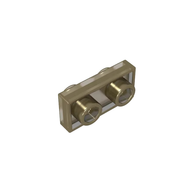 Gobricks GDS-1581 1x2 Spezialplatten-Teile, 10-teiliges Set, Grau - Bild 2
