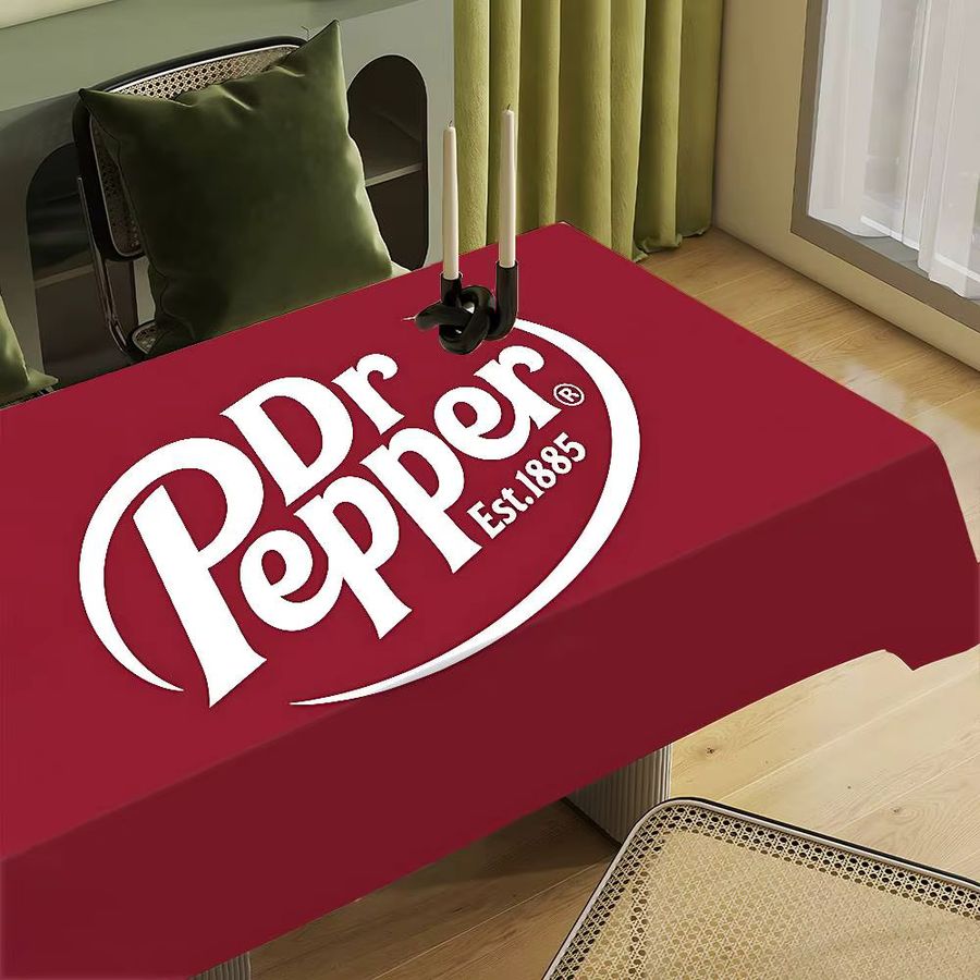 D-Dr Pepper Tischdecke wasserdicht und ölbeständig für rechteckige Tische - Bild 5