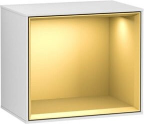 V&B Finion Regalmodul mit Wandbeleuchtung, Weiß lackiert, B/H/T: 41,8 x 35,6 x 27 cm - Bild 1
