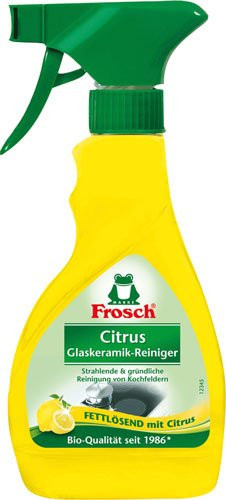 Frosch Citrus Glaskeramik-Reiniger BIO mit Pumpe, Gelb, 300 ml - Bild 1
