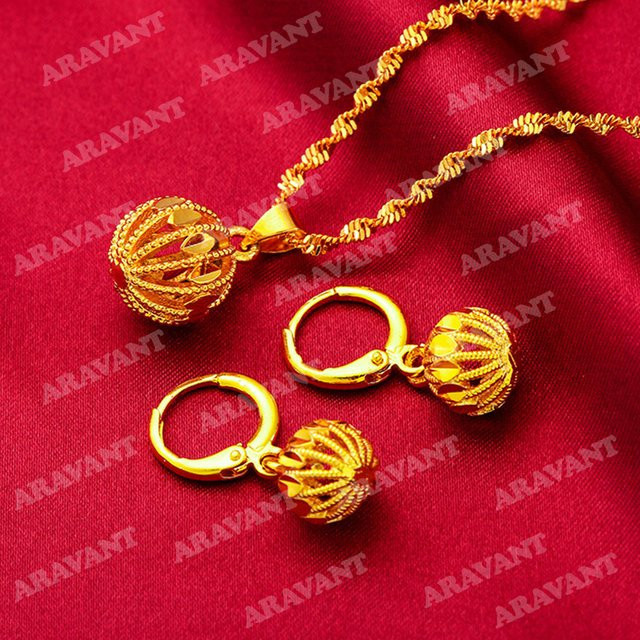 Aravant Schmuck-Set, 925 Silber, Gold, Damen - Bild 1