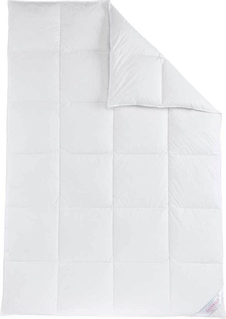 SANNWALD Premium Daunen-Kassettenbettdecke extra warm in Weiß, B/H: 135 x 200 cm - Bild 1