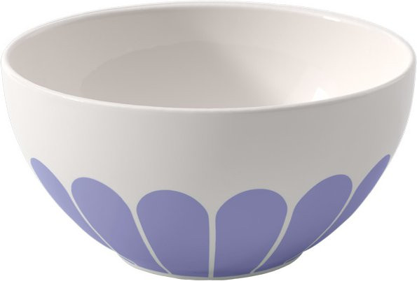 Villeroy & Boch Müslischüssel Fleur in Blau und Weiß aus Bone China - Bild 1
