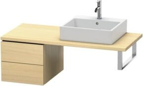 Duravit Unterschrank L-Cube in Beige Matt mit 2 Schubladen, Breite: 42 cm, Tiefe: 54,7 cm - Bild 1