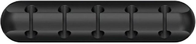 Yiran Furniture Silikon USB-C Kabelorganizer und Kabelhalter in Schwarz für Schreibtisch und Auto - Bild 1