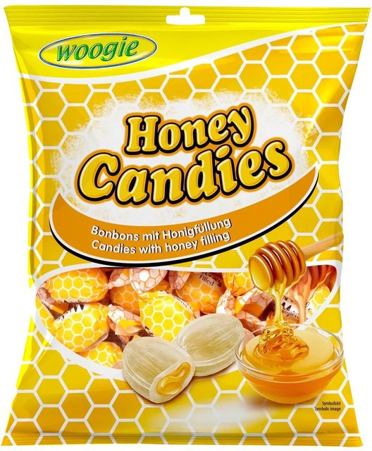 Woogie Honig Bonbons mit Honigfüllung 150 g - Bild 1
