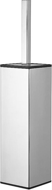 Brillantbad BIA WC-Bürstengarnitur aus Edelstahl in Chrom, Farbe Silber, H x B x T: 400 x 80 x 80 mm, stehend oder hängend montierbar - Bild 1